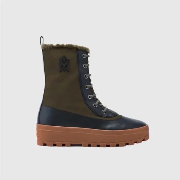 Mackage HERO-M Shearling-lined winter boot men Khaki Size 43  display picture 3